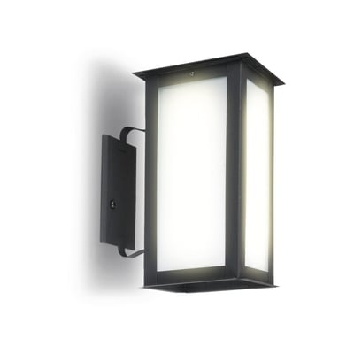 Farol Orient con Mensula Fija E27 H30 Negro
