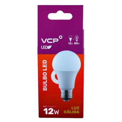 Lampara LED Bulbo 12W E27 3000K