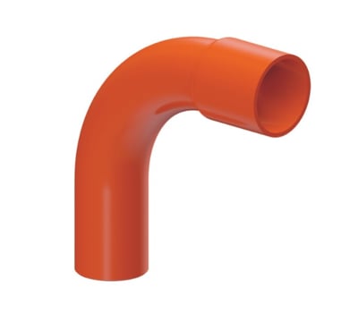 Curva Conduit 90° 25 MM Naranja TIGRE