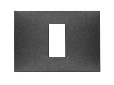Placa de 1 Punto Negra Neve UP