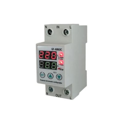 Protector Tension y Corriente Monof Config GF-AB63C