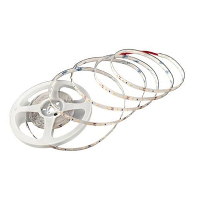 Cinta LED 3000K 3528 60L/M 12V 6W/M Rollo de 5 MTS IP20