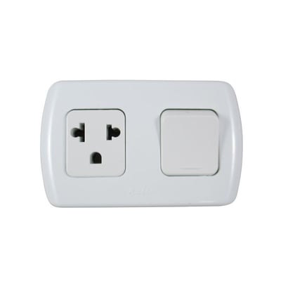 Interruptor y Toma Euro. Ext. Tekna
