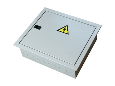 Tablero Emb. Metal DIN 12TM C/Barra Rstn +T < 63A